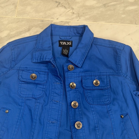 Blue Jacket with buttons - Picture 2 of 3